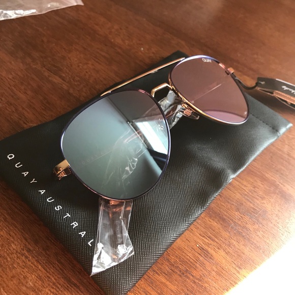 QUAY || Single Blue/Violet sunglasses